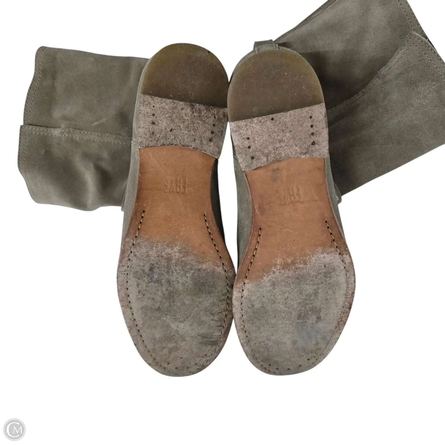 Boots Designer By Frye In Taupe, Size: 9