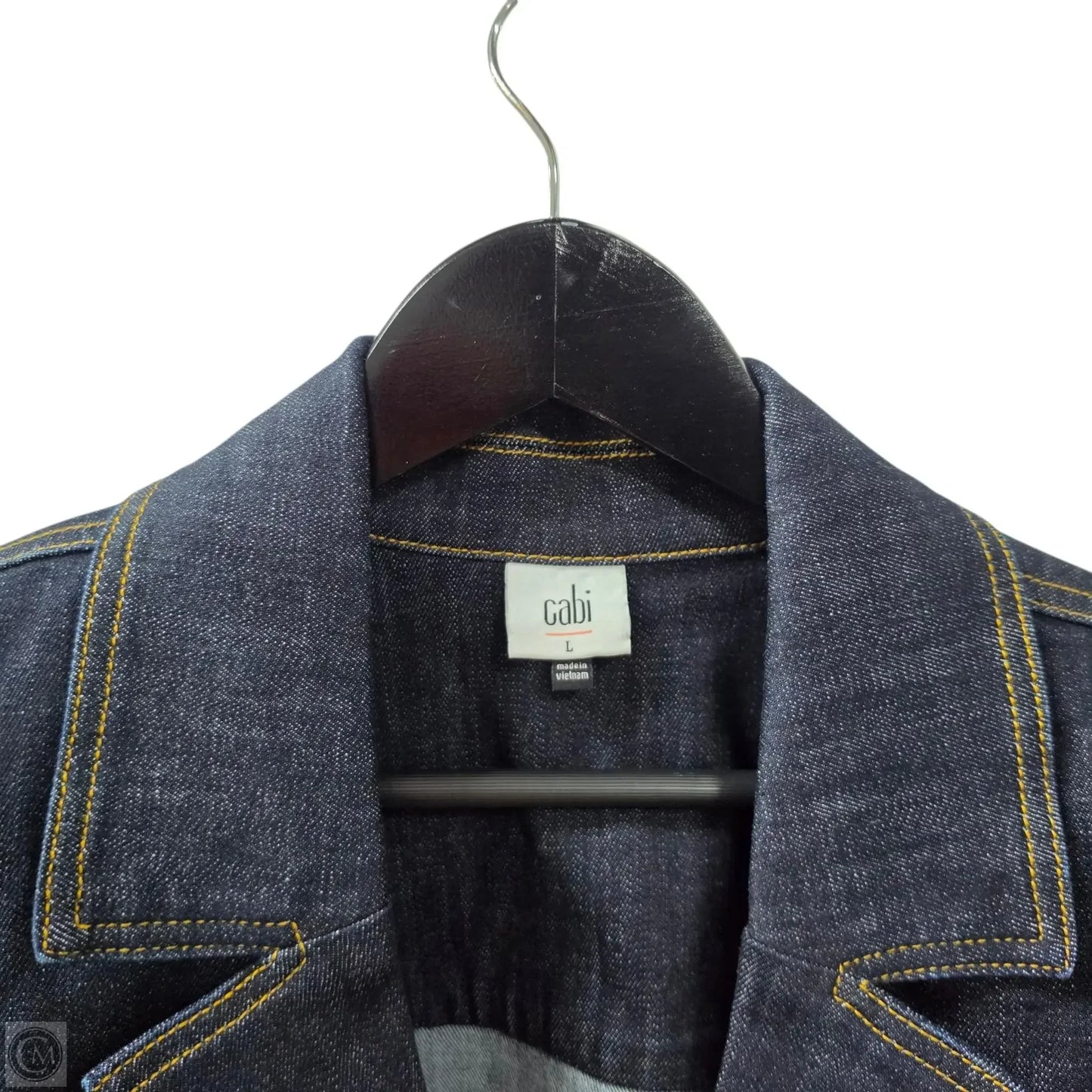 Jacket Denim By Cabi In Blue, Size: L