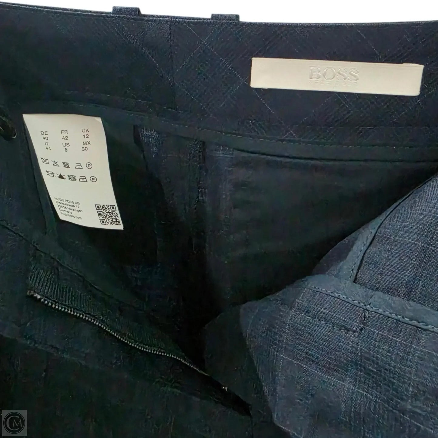 Pants Dress By Hugo Boss In Blue, Size: 8