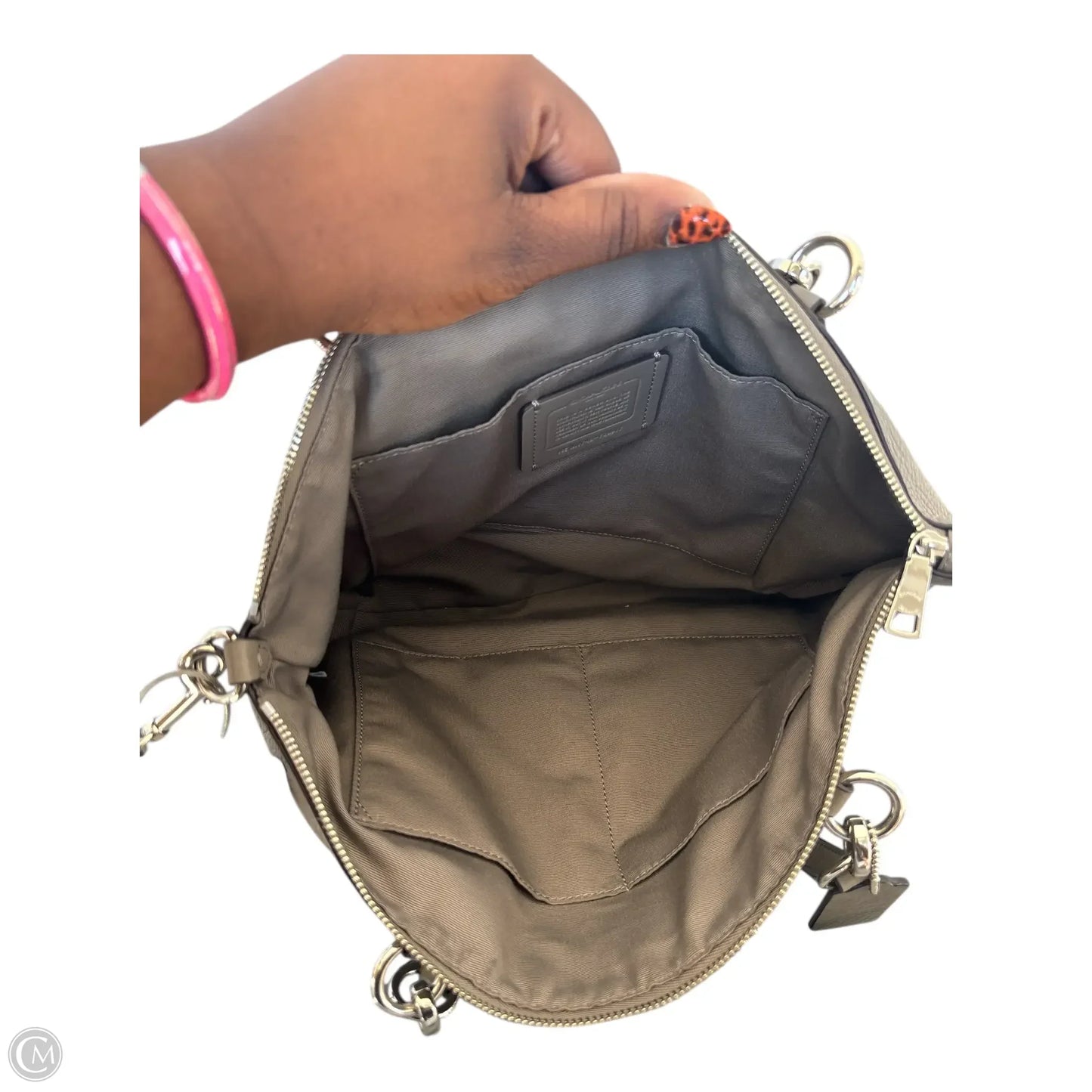 Handbag Designer By Coach, Size: Medium