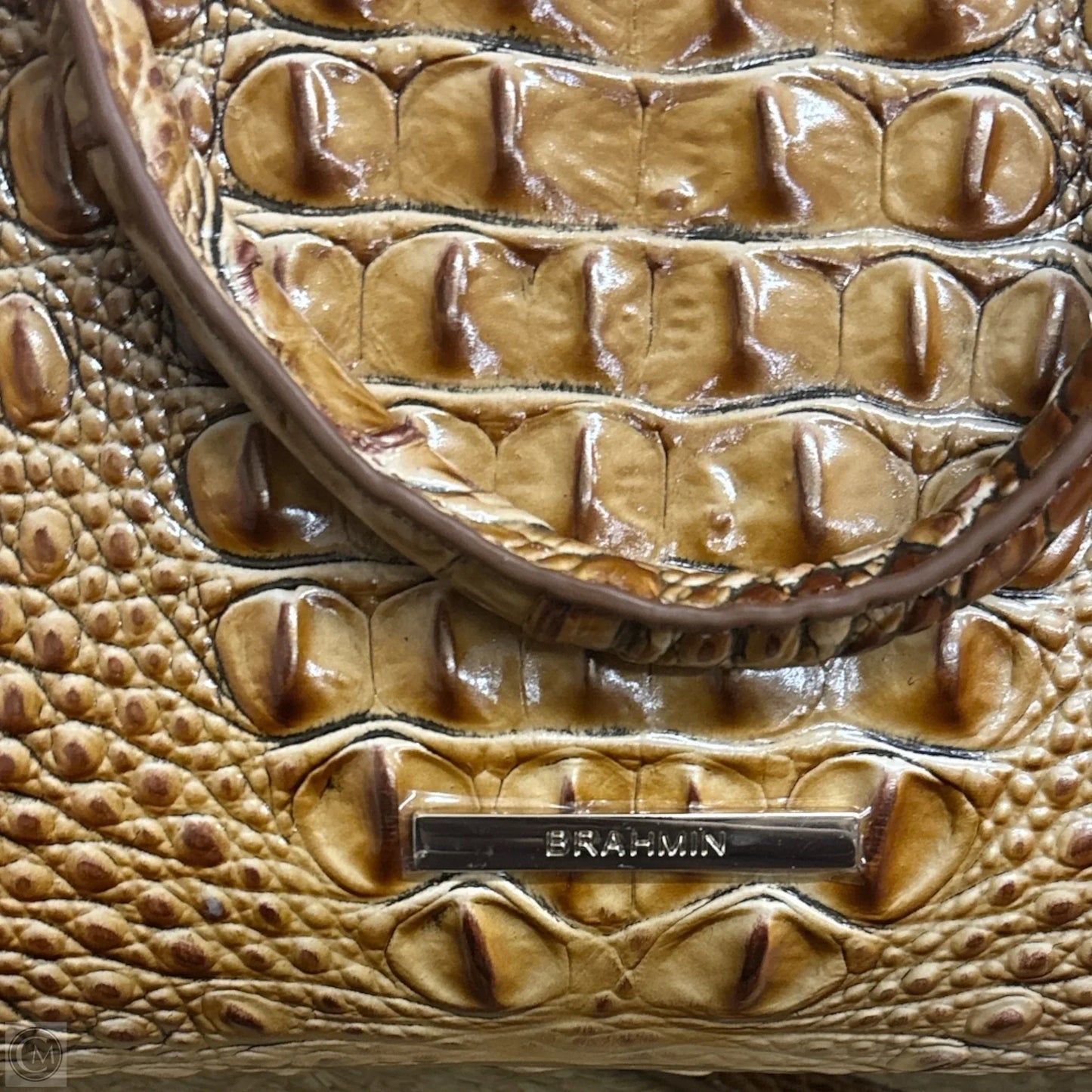 Handbag Designer By Brahmin, Size: Large