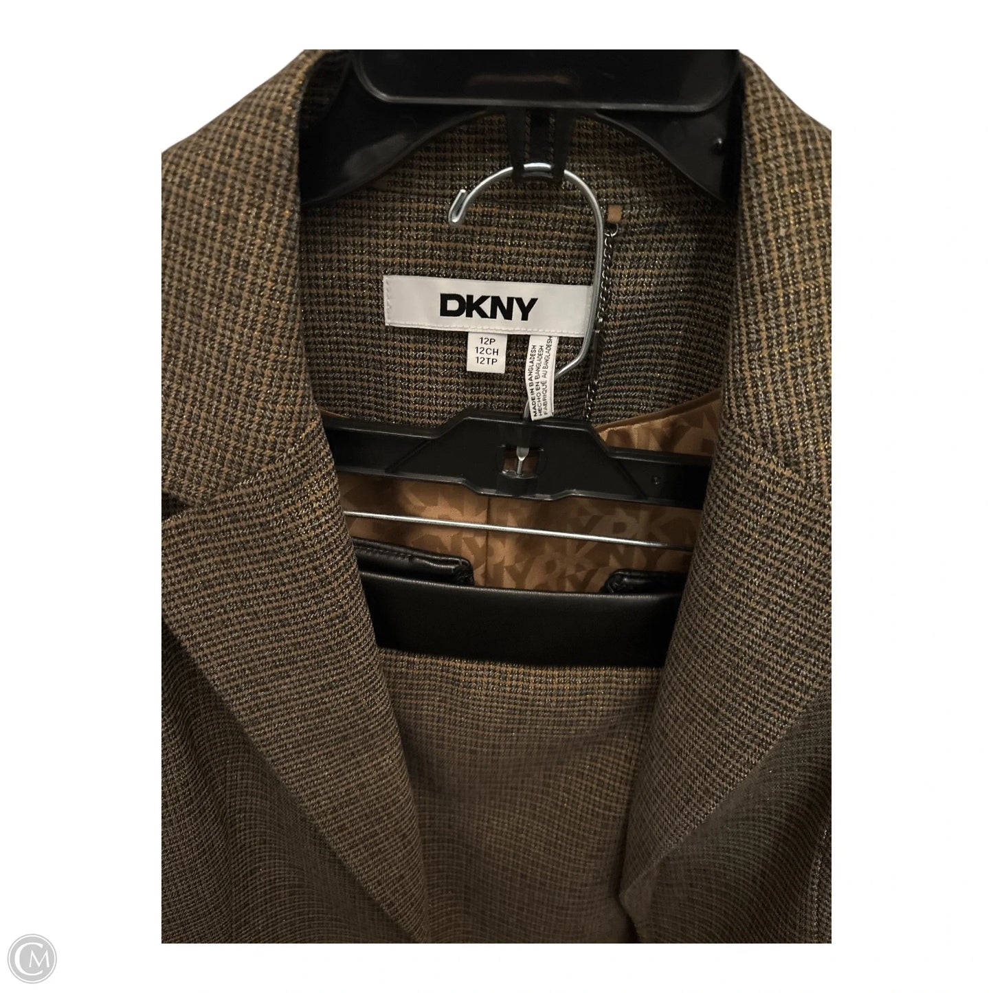 Skirt Suit 2pc By Dkny In Gold, Size: 12p