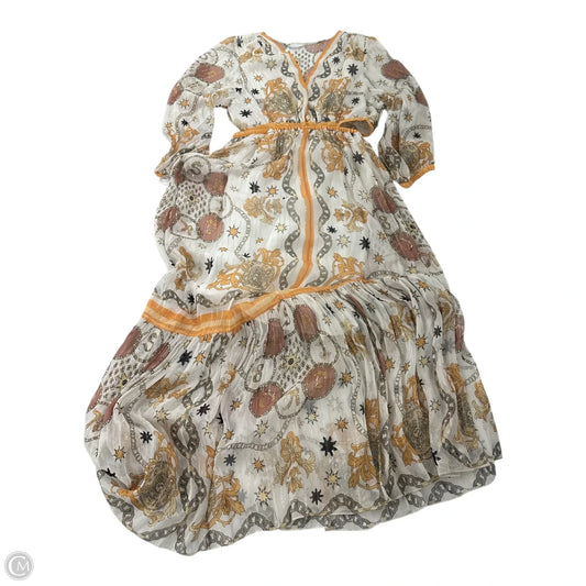 Dress Designer By Sandro In Yellow, Size: M