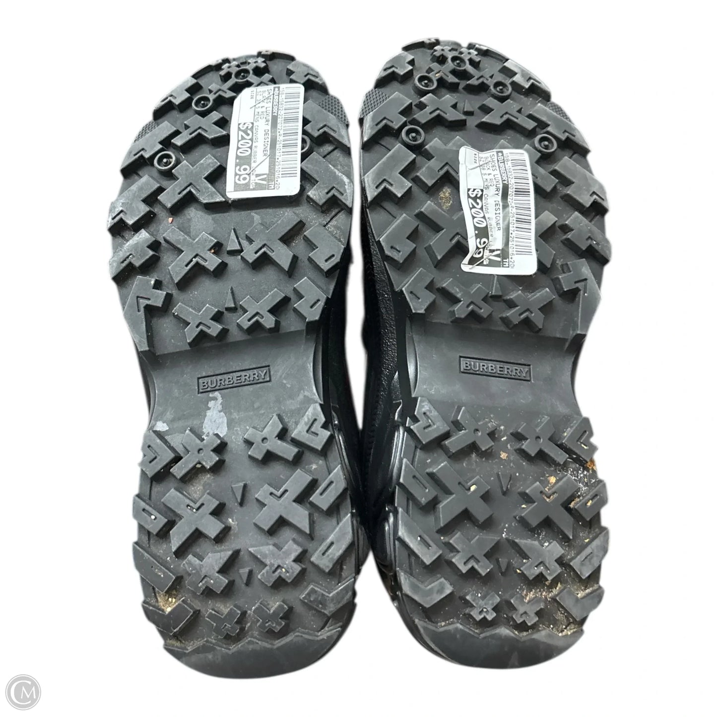 Shoes Luxury Designer By Burberry In Black & Red