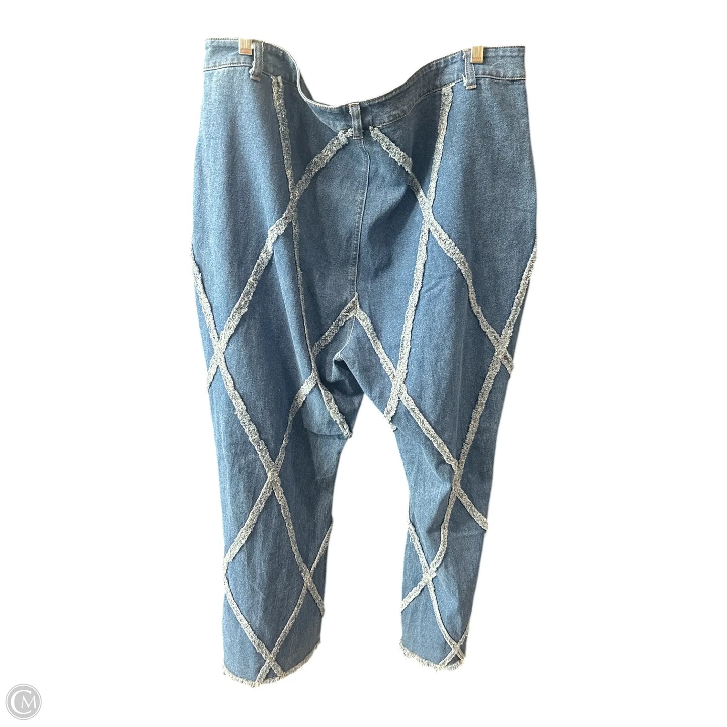 Jeans Wide Leg By Ashley Stewart In Blue Denim, Size: 22