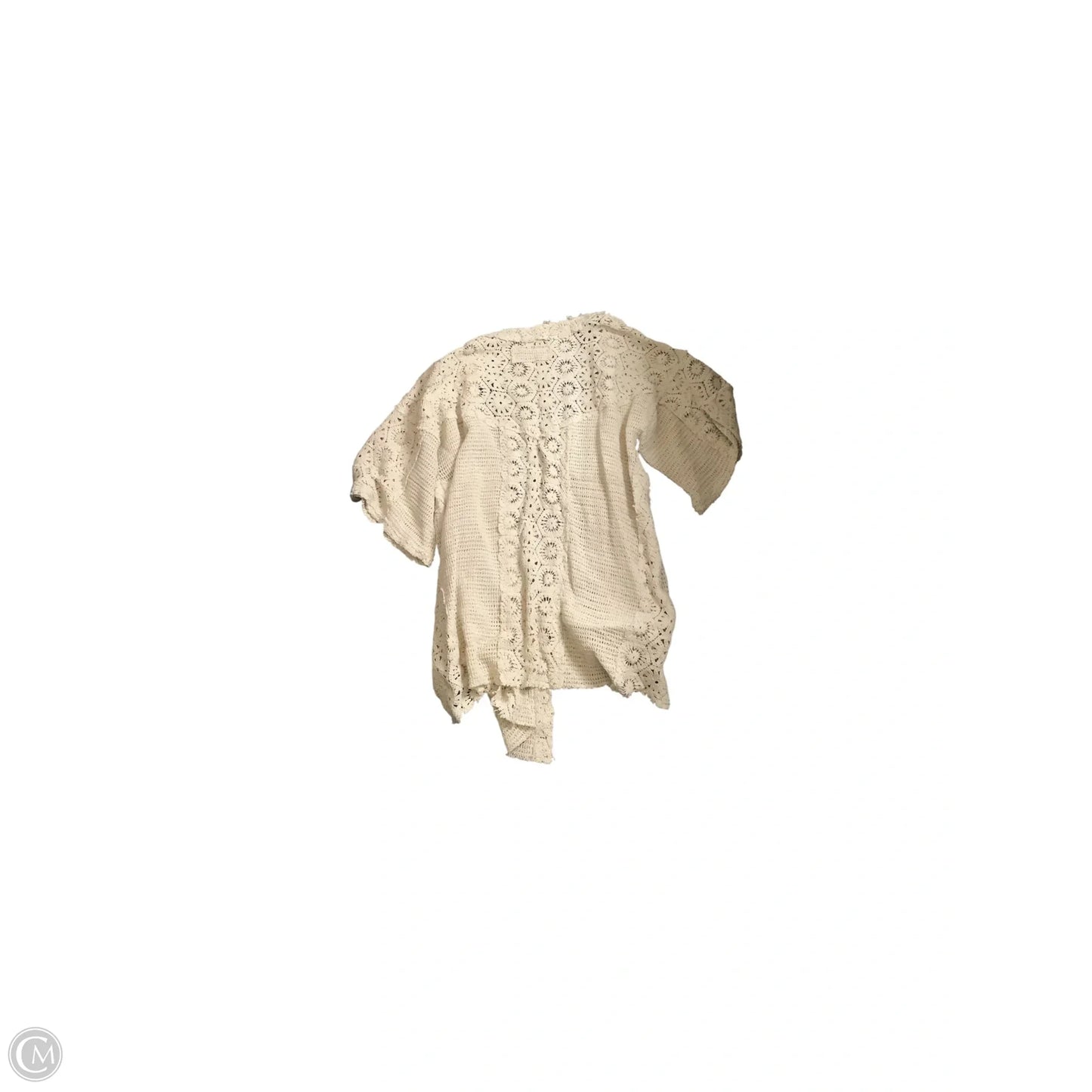 Sweater Cardigan By Pol In Cream, Size: L