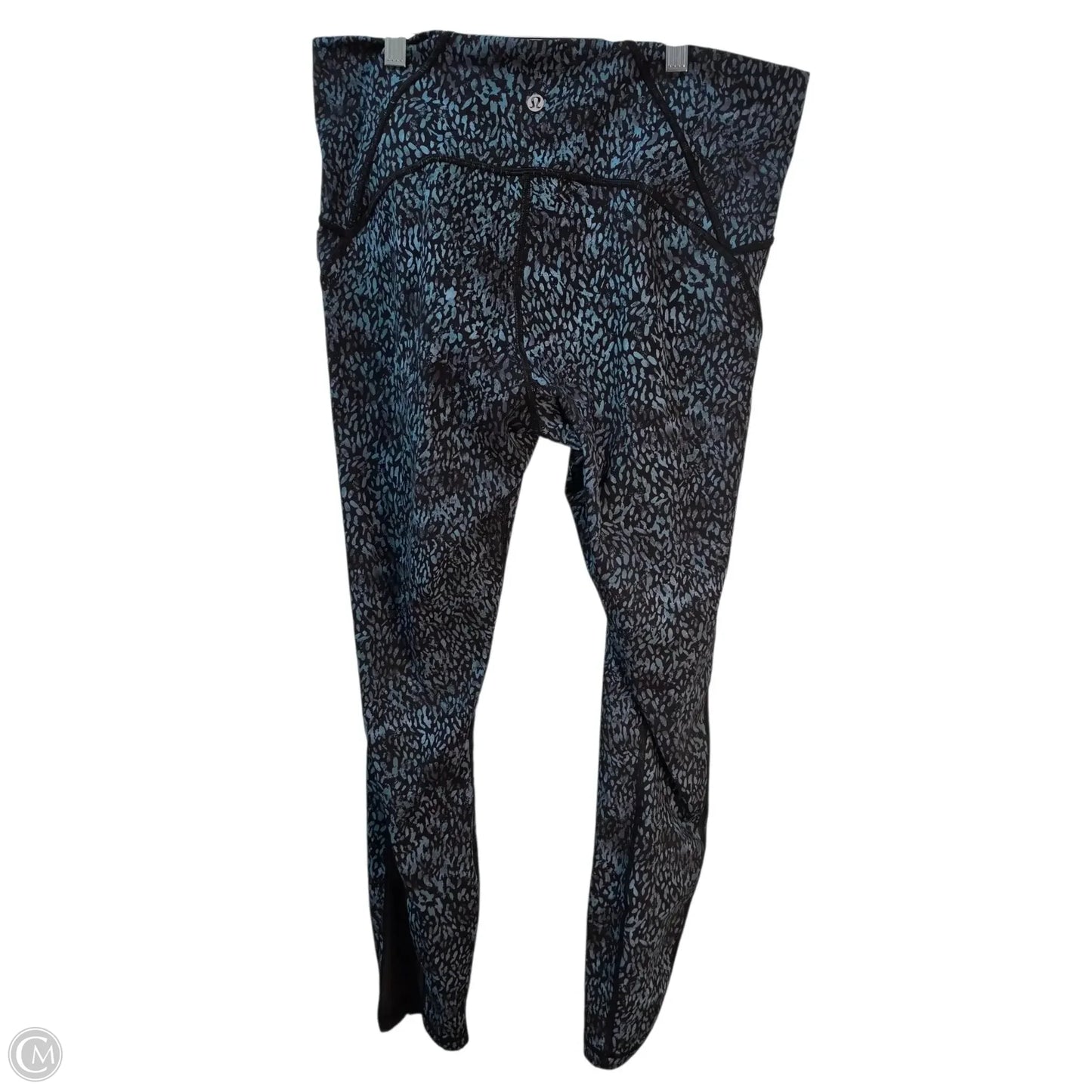 Athletic Leggings By Lululemon In Blue, Size: 12