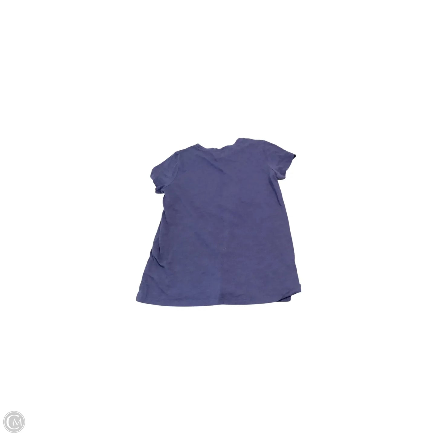 Top Short Sleeve Basic By Eileen Fisher In Blue, Size: Sp