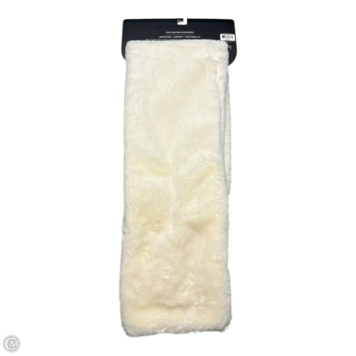 Scarf Winter By Clothes Mentor In Grey & White