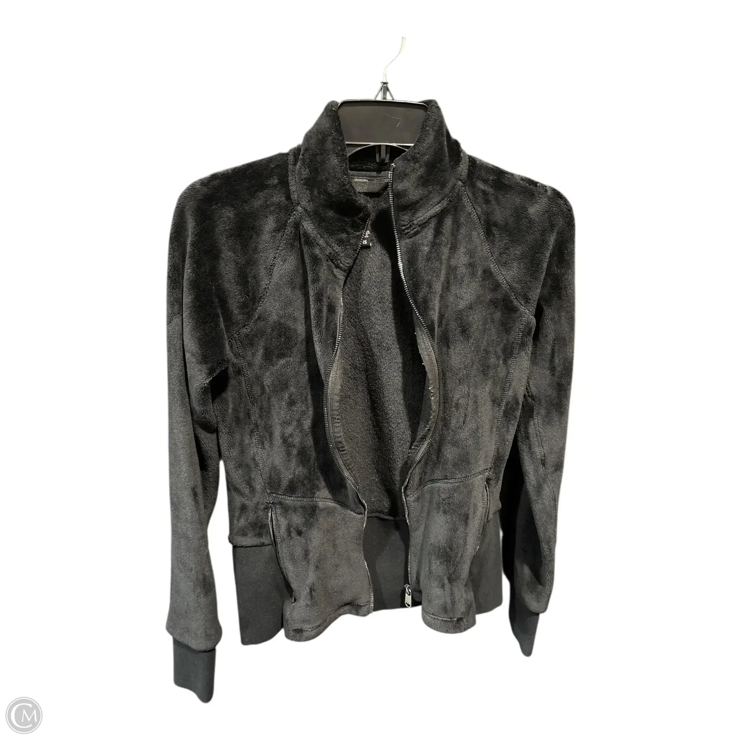 Jacket Fleece By Athleta In Black, Size: Xs