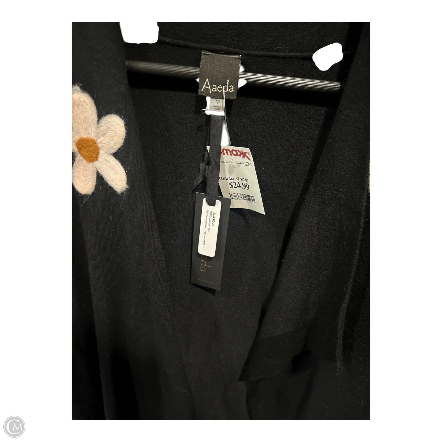 Sweater By Pink Rose In Pink & Tan, Size: M