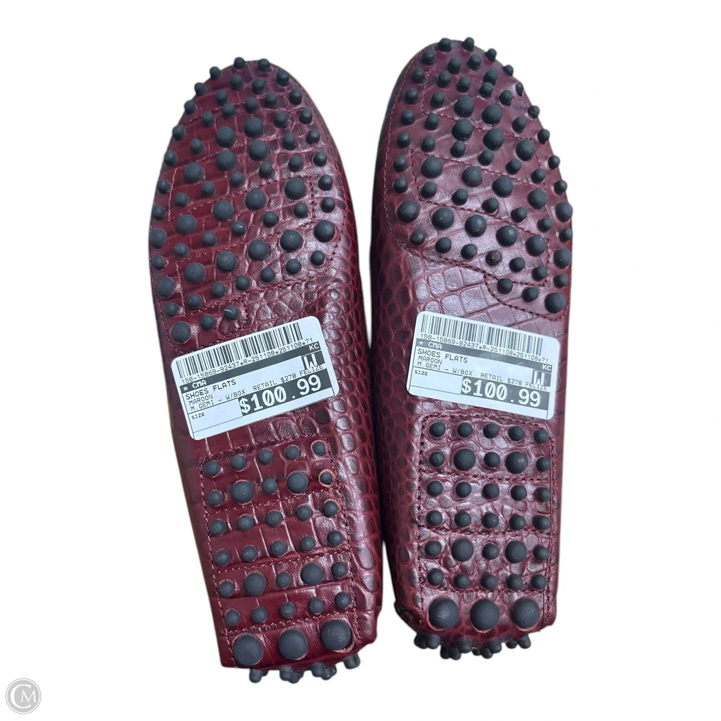 Shoes Flats By Cma In Maroon