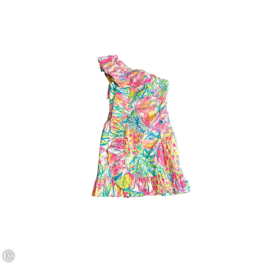 Dress Designer By Lilly Pulitzer In Blue & Pink, Size: 0p