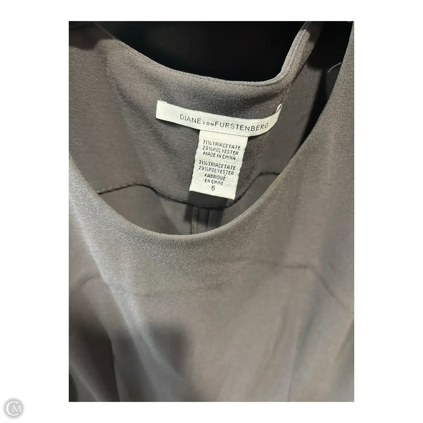 Dress Designer By Diane Von Furstenberg In Grey, Size: 6