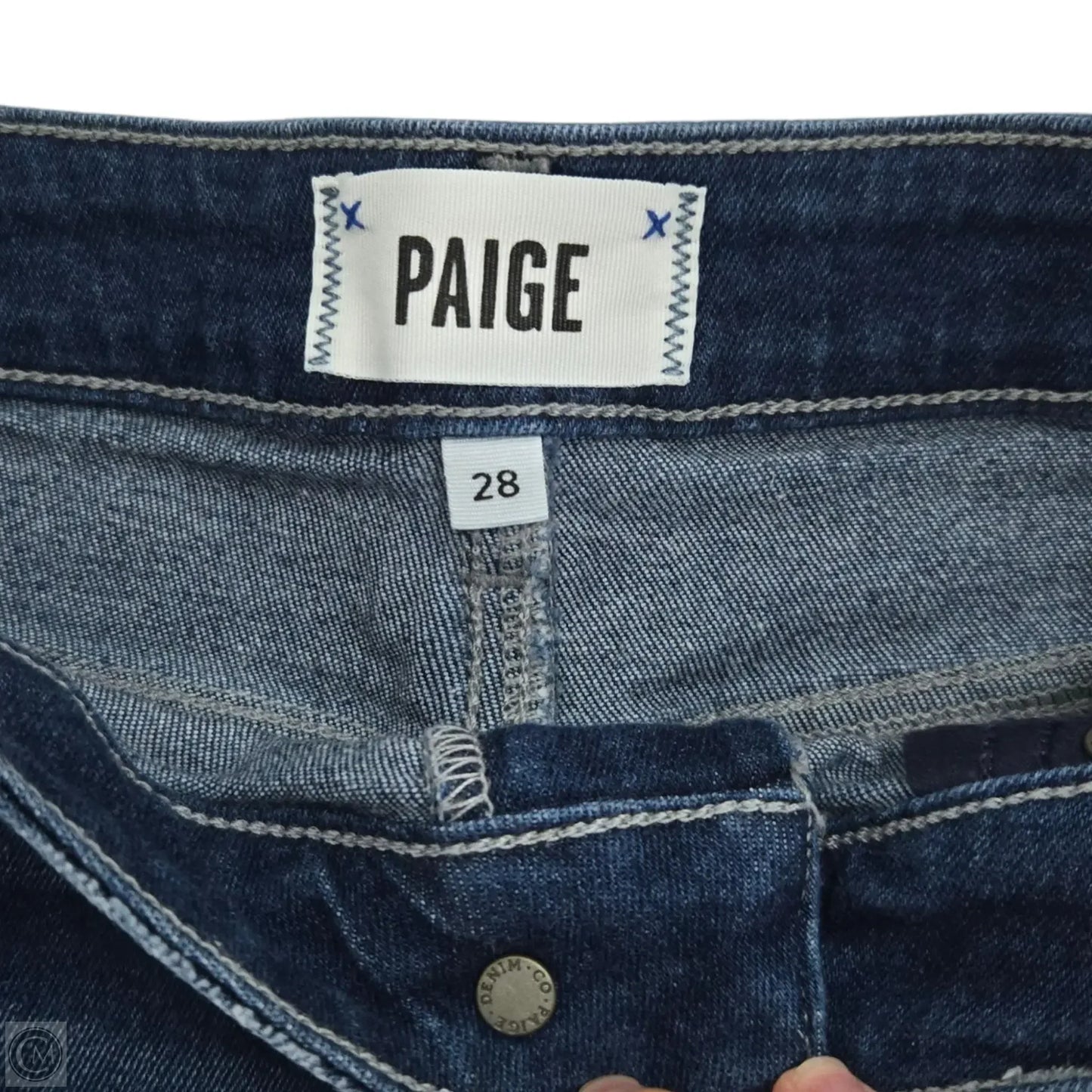 Shorts By Paige In Blue Denim, Size: 6