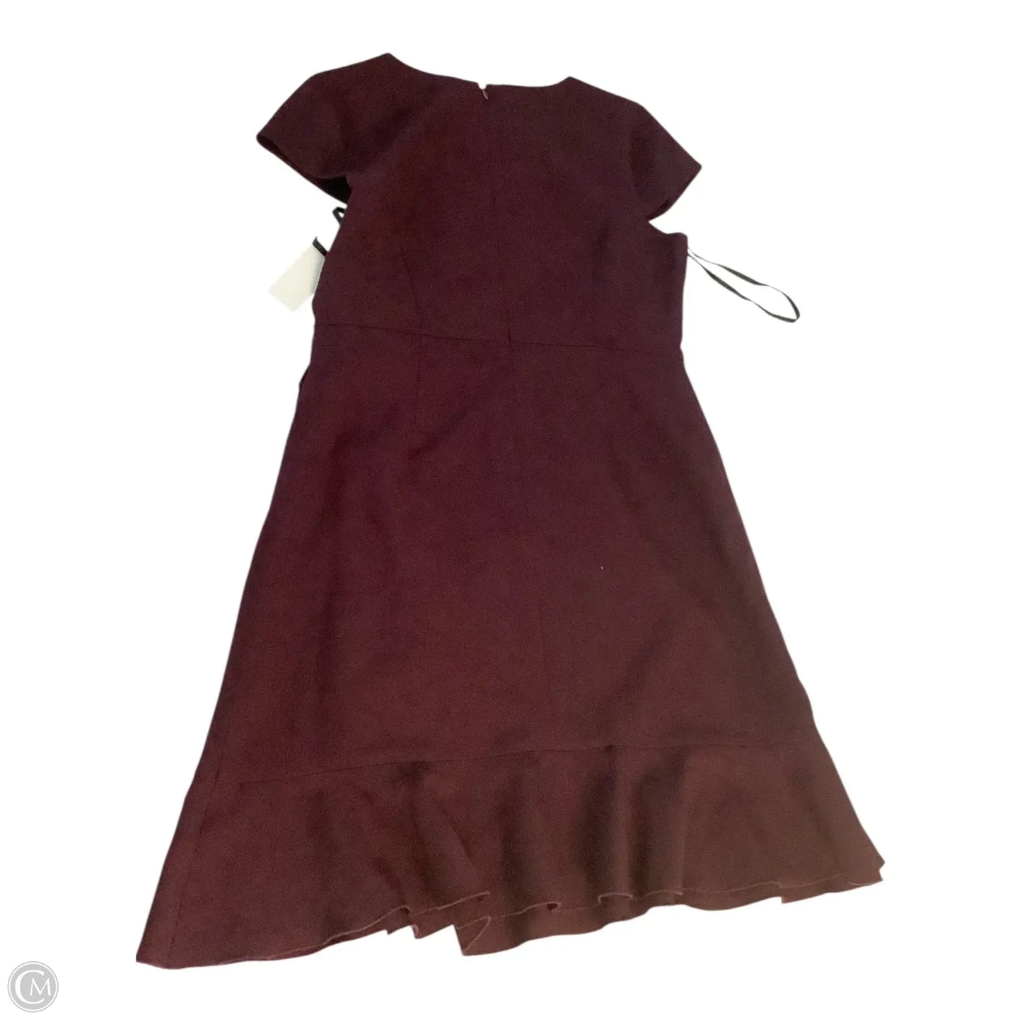 Dress Designer By Karl Lagerfeld In Maroon, Size: 10