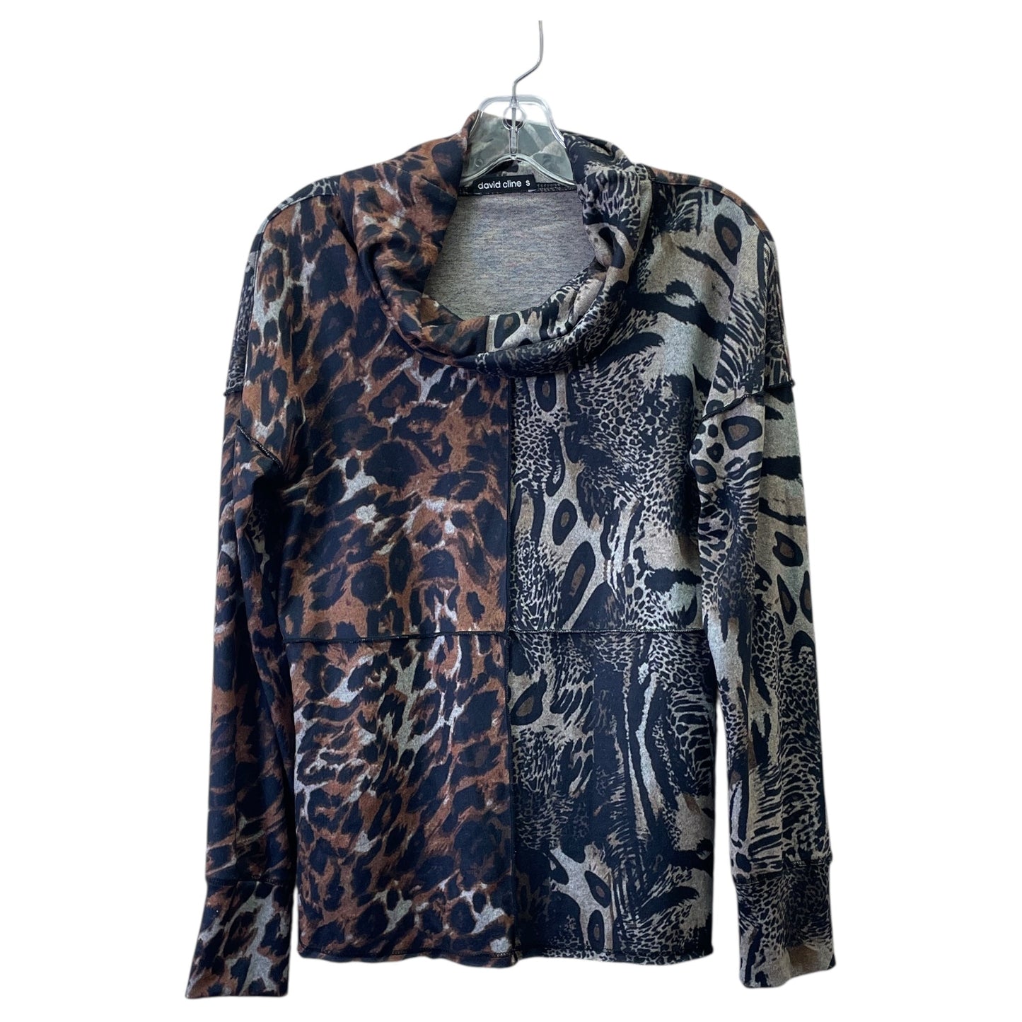 TOP LS by DAVID CLINE In ANIMAL PRINT, Size: S
