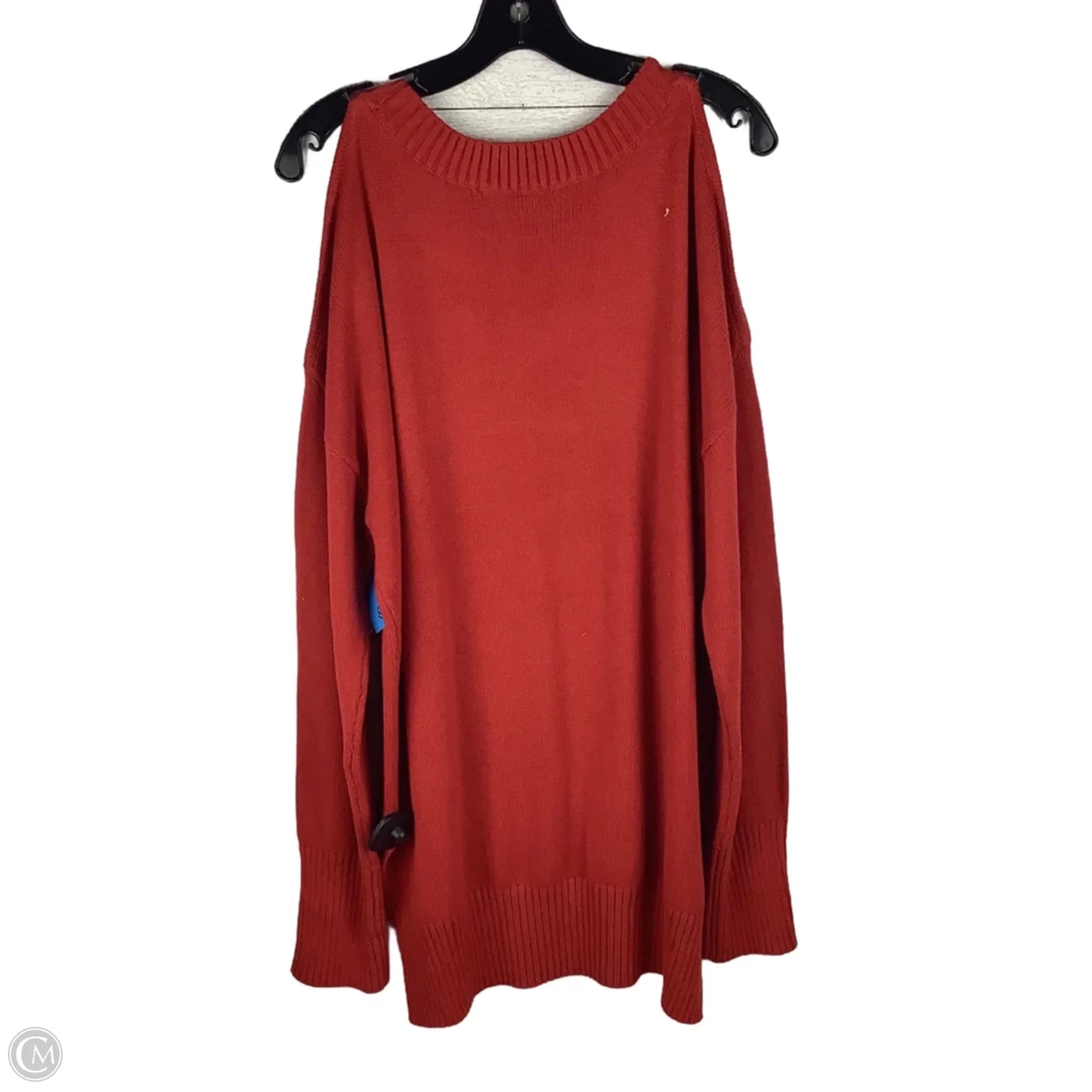 Sweater Cold Shoulder By Bcbgmaxazria In Red, Size: L