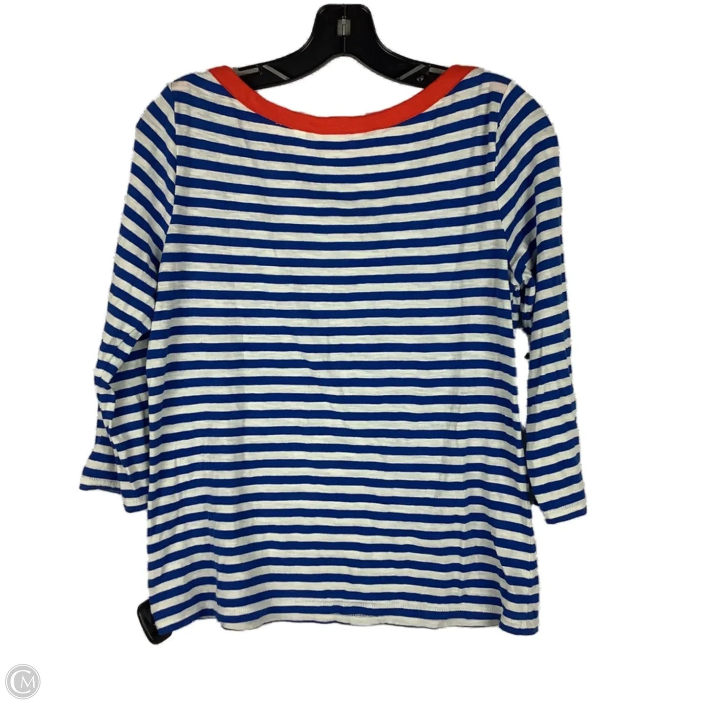 Top Long Sleeve By Boden In Striped Pattern, Size: 6
