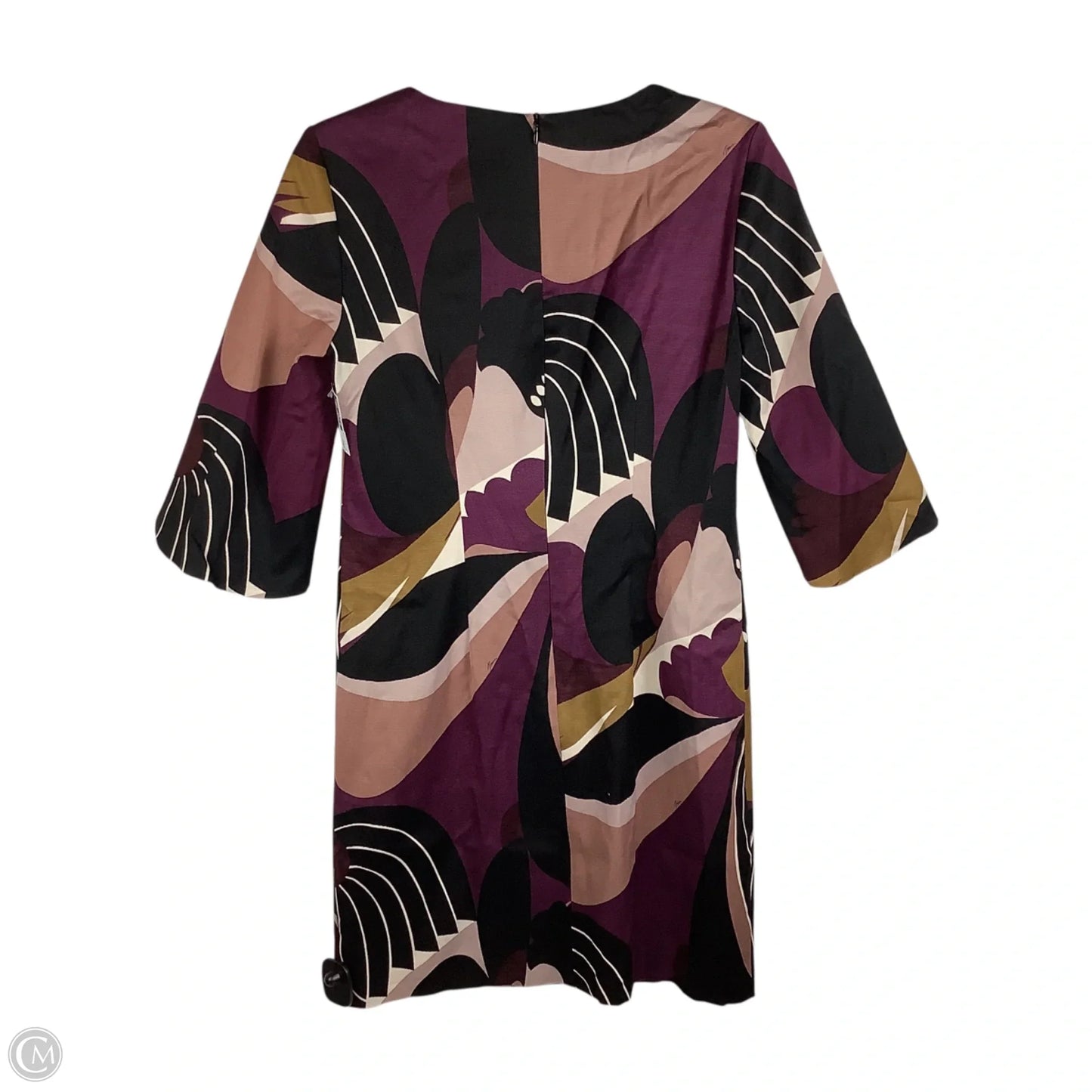 Dress Work By Trina Turk In Black & Purple, Size: 2