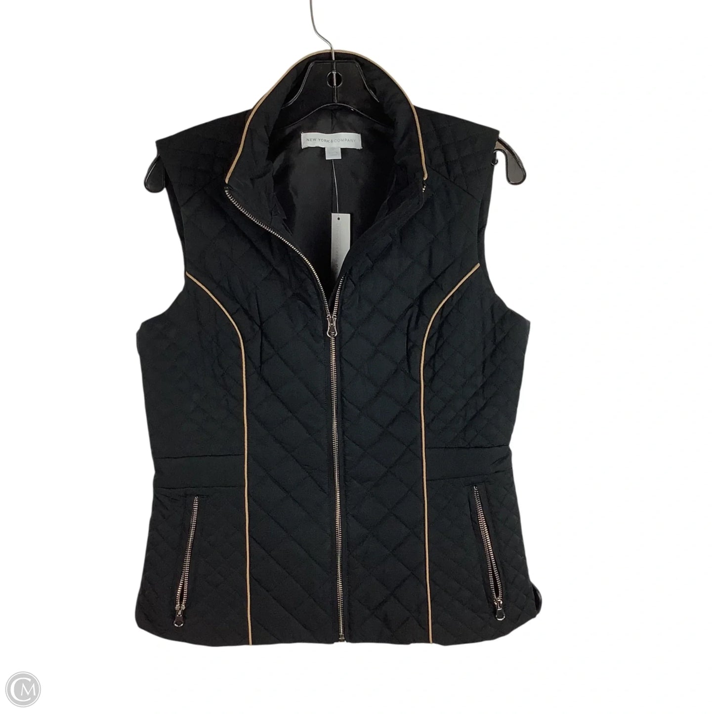 Vest Puffer & Quilted By New York And Co In Black, Size: S