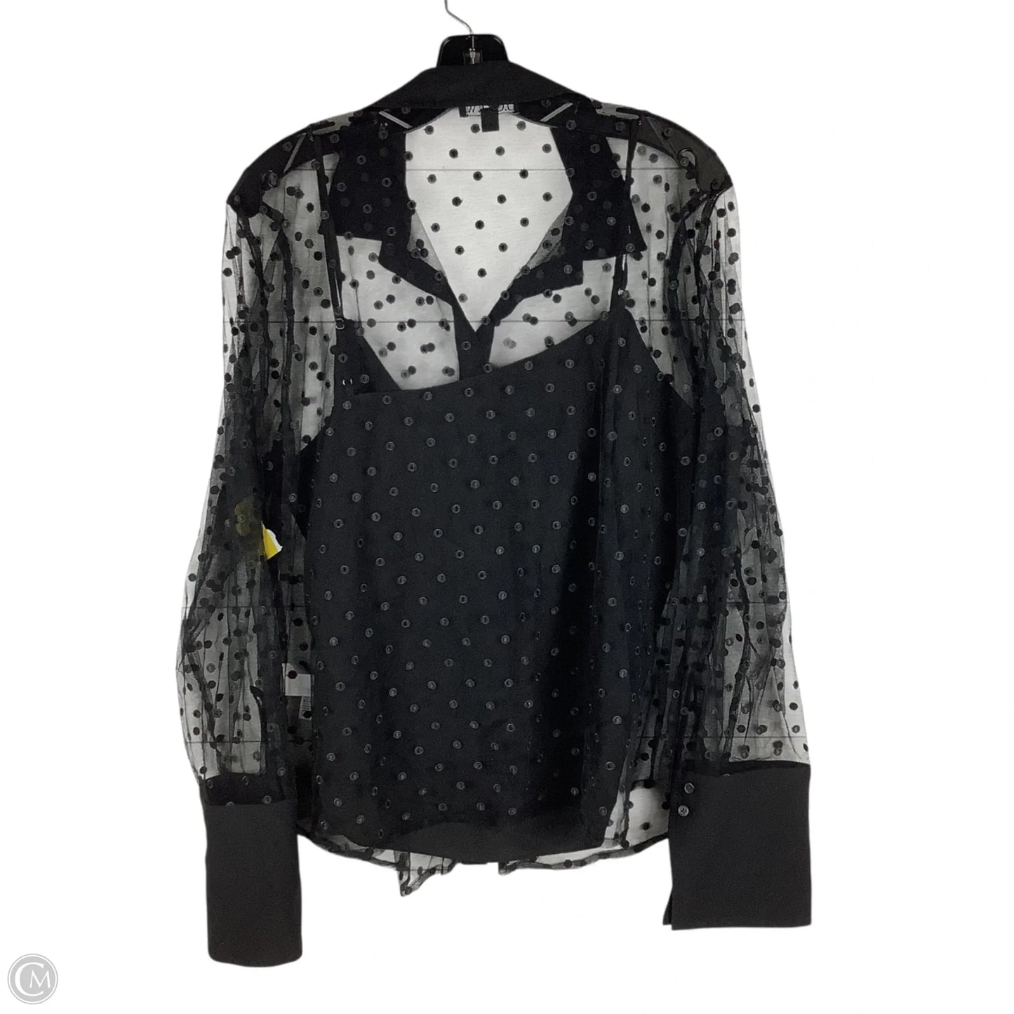 Top Long Sleeve By J. Crew In Black, Size: 16