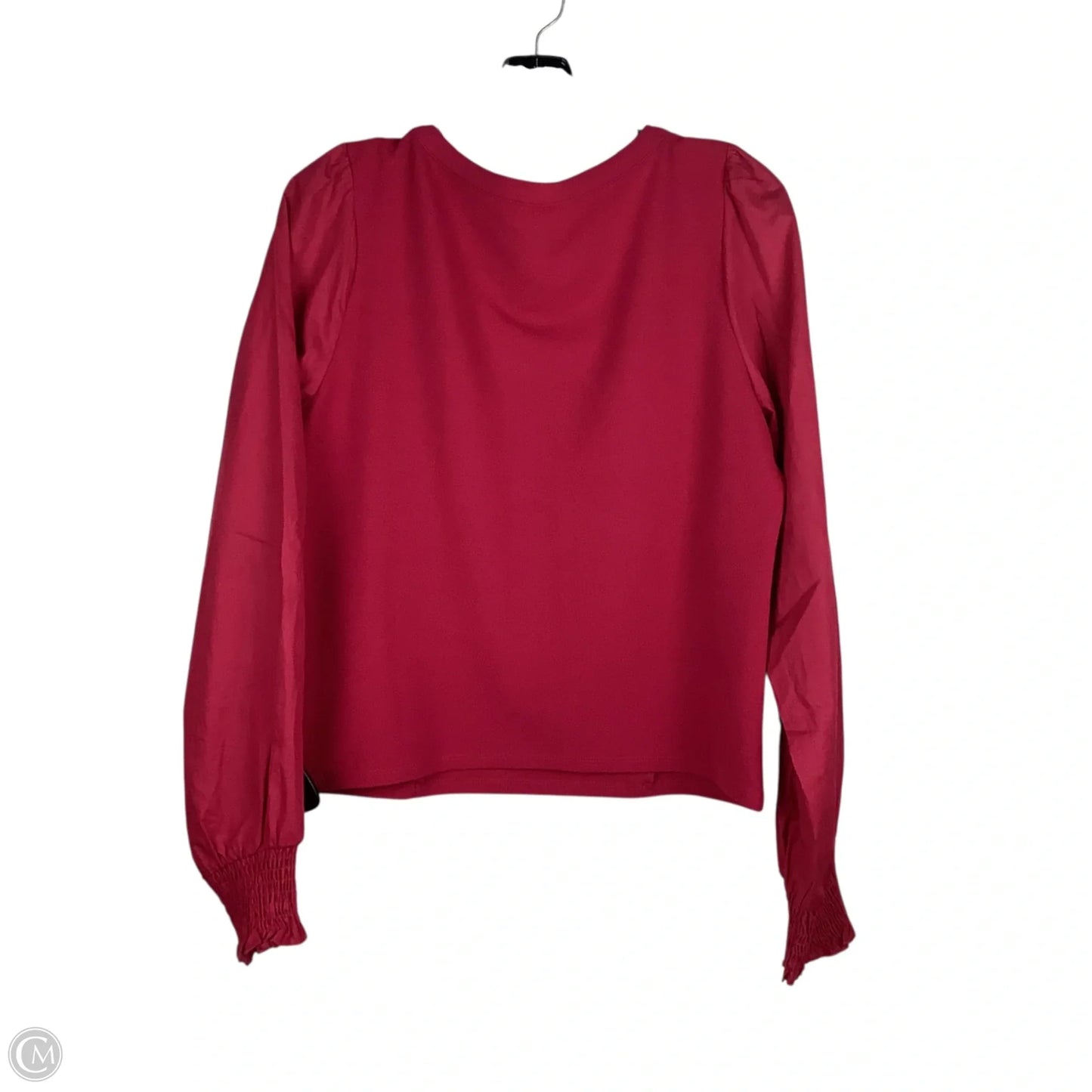 Top Long Sleeve By Anthropologie In Pink, Size: L