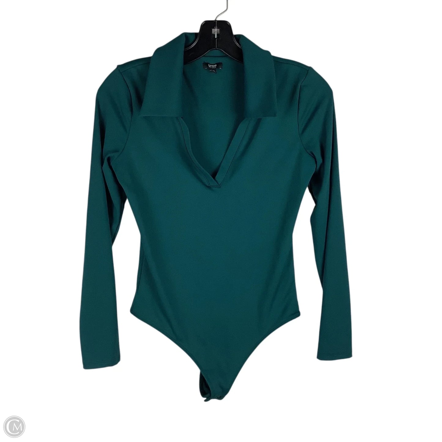 Bodysuit By Express In Green, Size: S