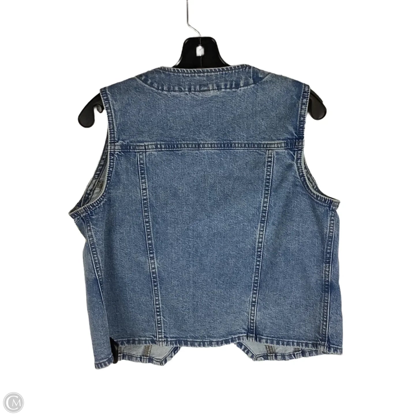 Vest Other By Universal Thread In Blue Denim, Size: M