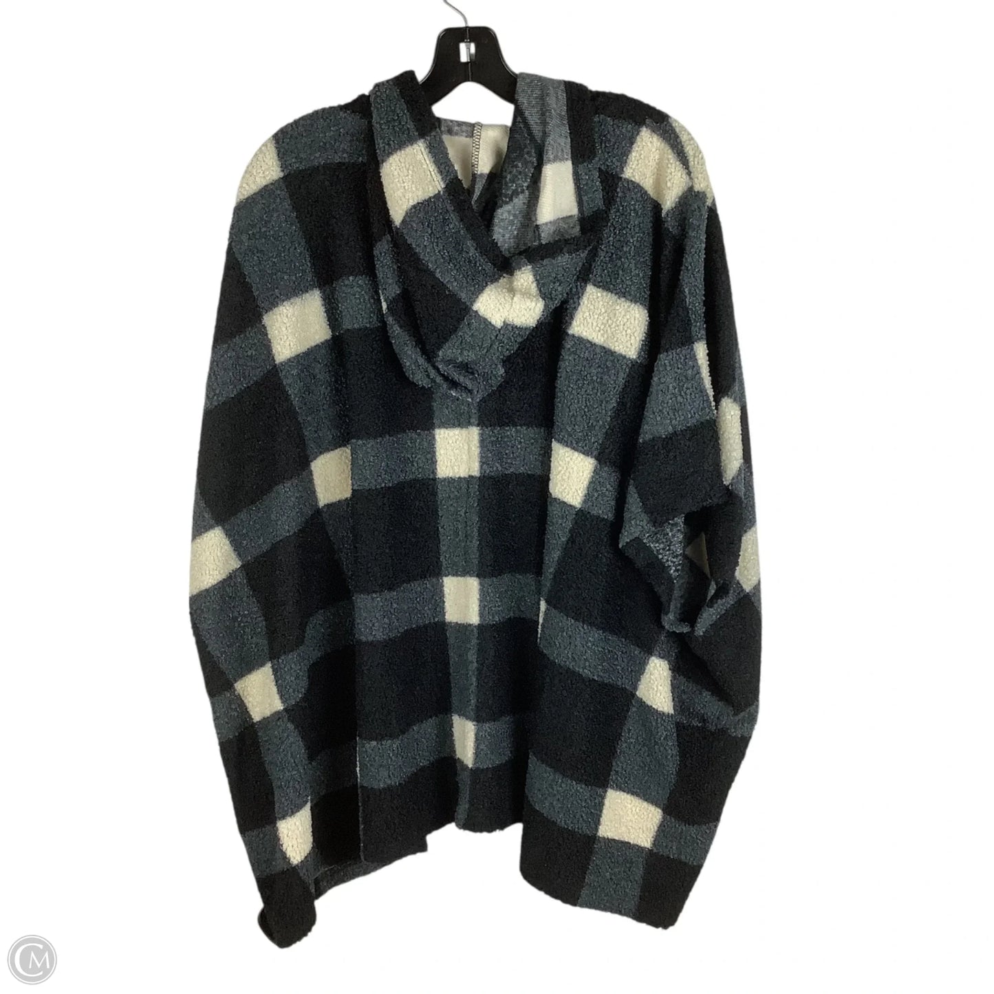 Sweater Short Sleeve By Lane Bryant In Plaid Pattern, Size: Xl (14/16)