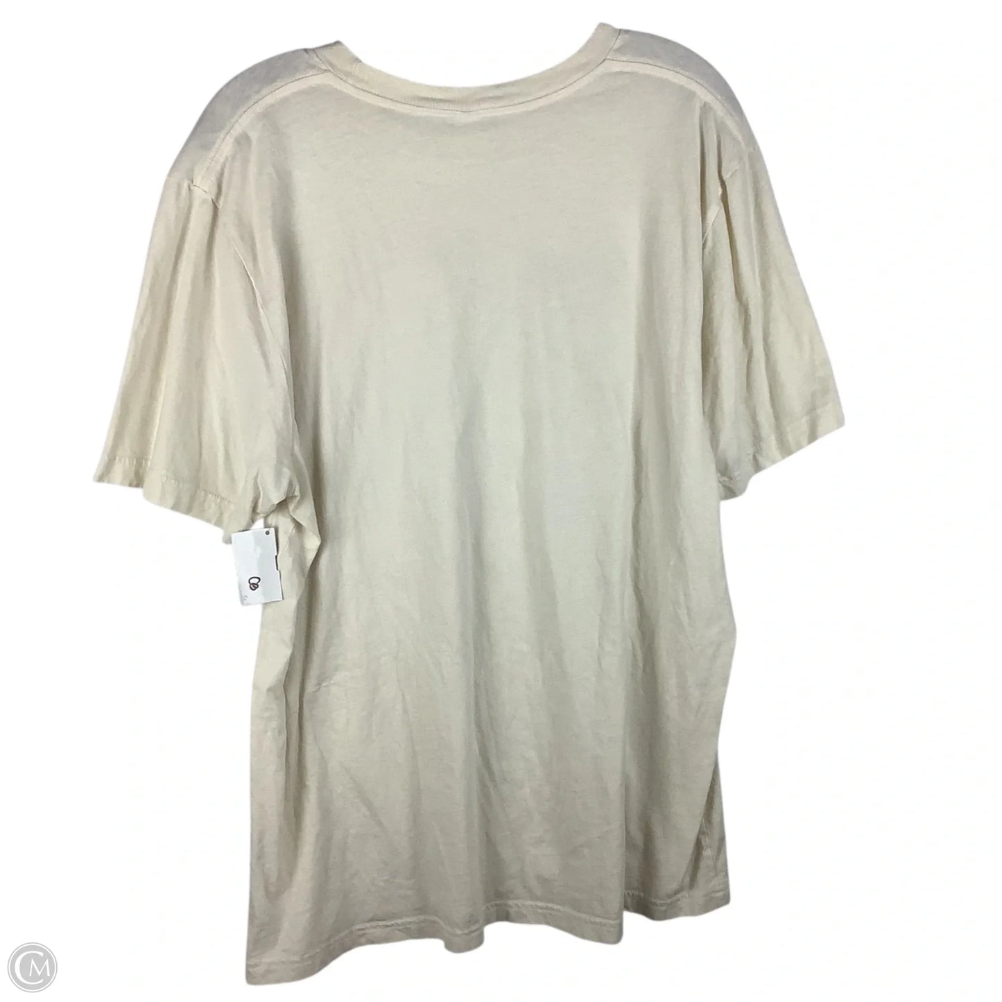 Top Short Sleeve Basic By Bella + Canvas In Cream, Size: Xl