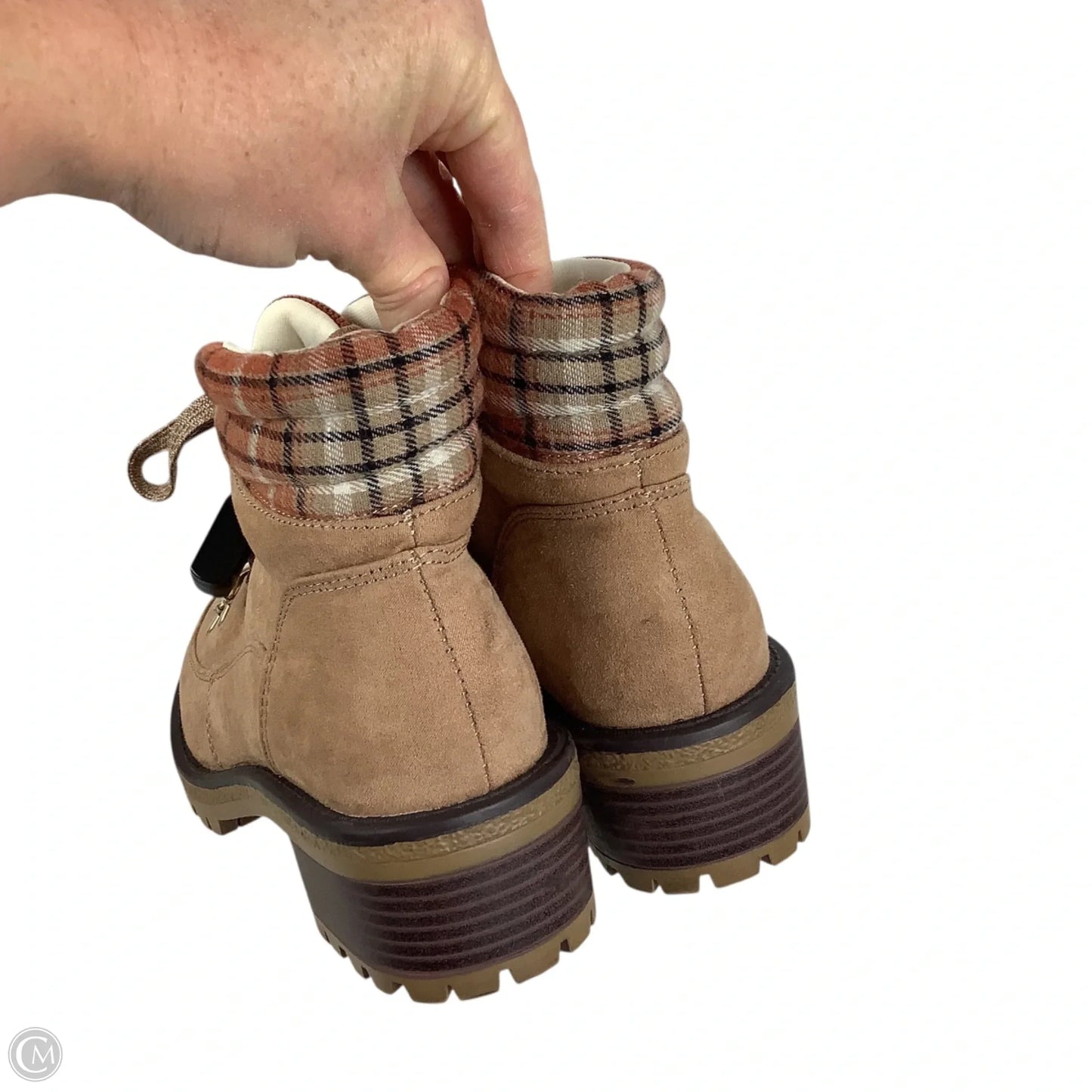 Boots Ankle Flats By True Craft In Tan, Size: 6.5