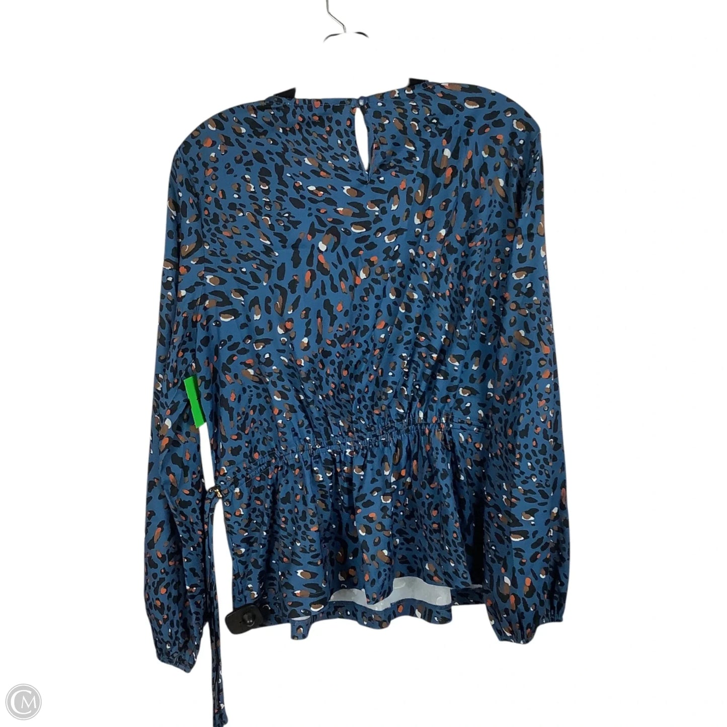 Top Long Sleeve By Joy Joy In Animal Print, Size: L