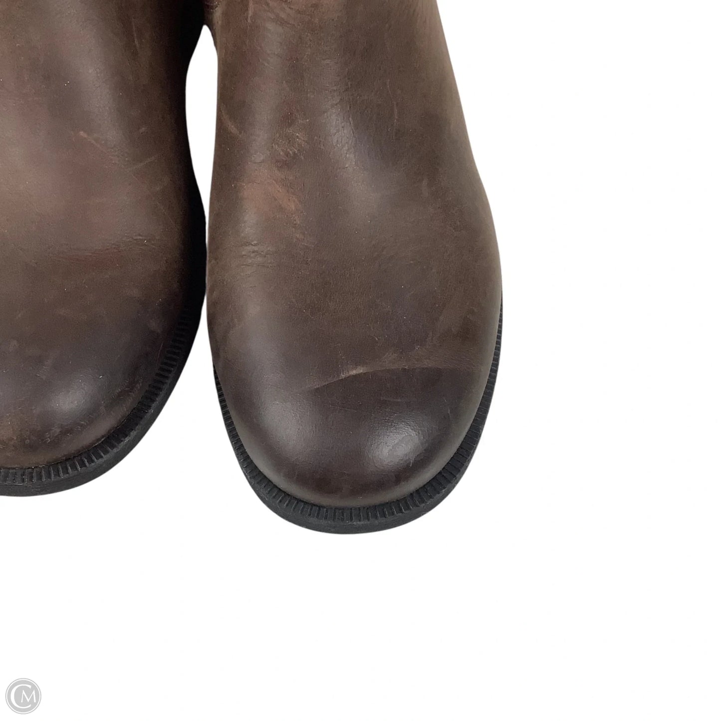 Boots Designer By Ugg In Brown, Size: 7