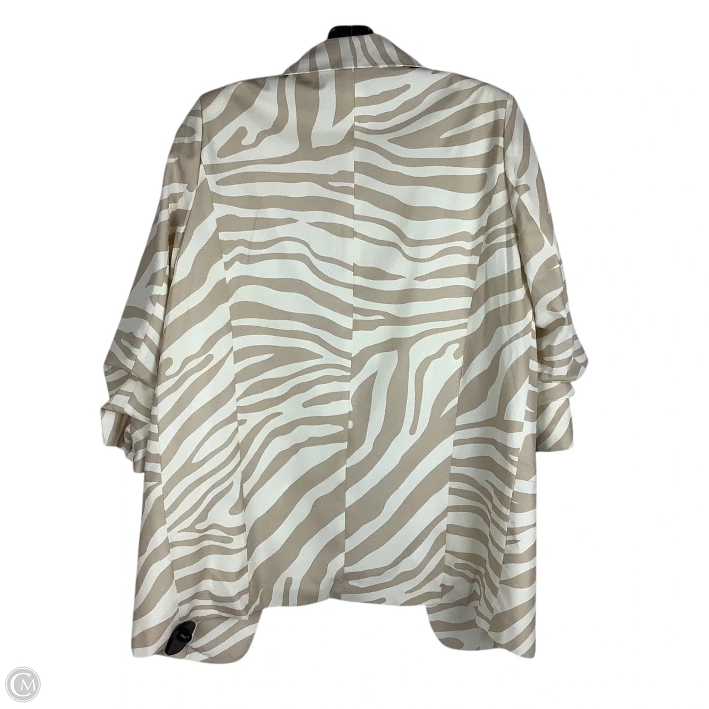 Blazer By Clothes Mentor In Zebra Print, Size: S