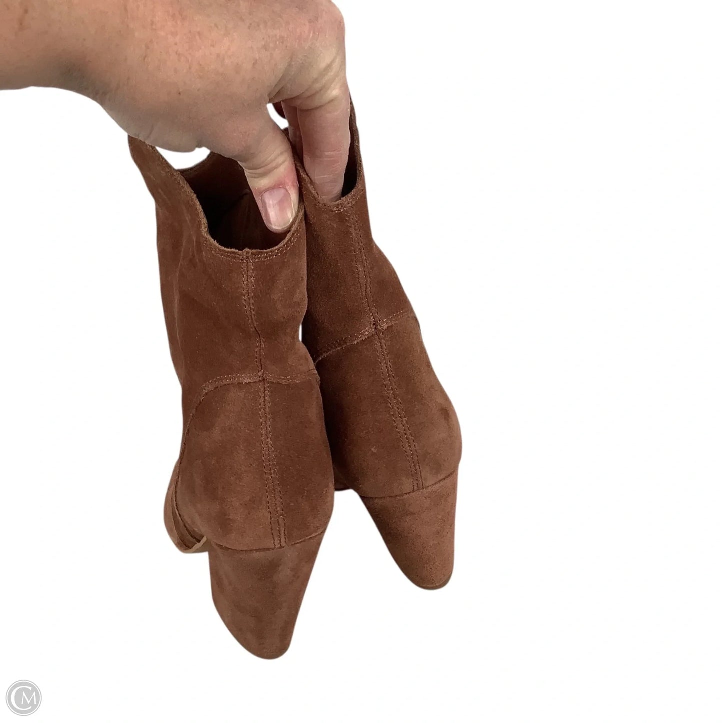 Boots Ankle Heels By Dolce Vita In Brown, Size: 6