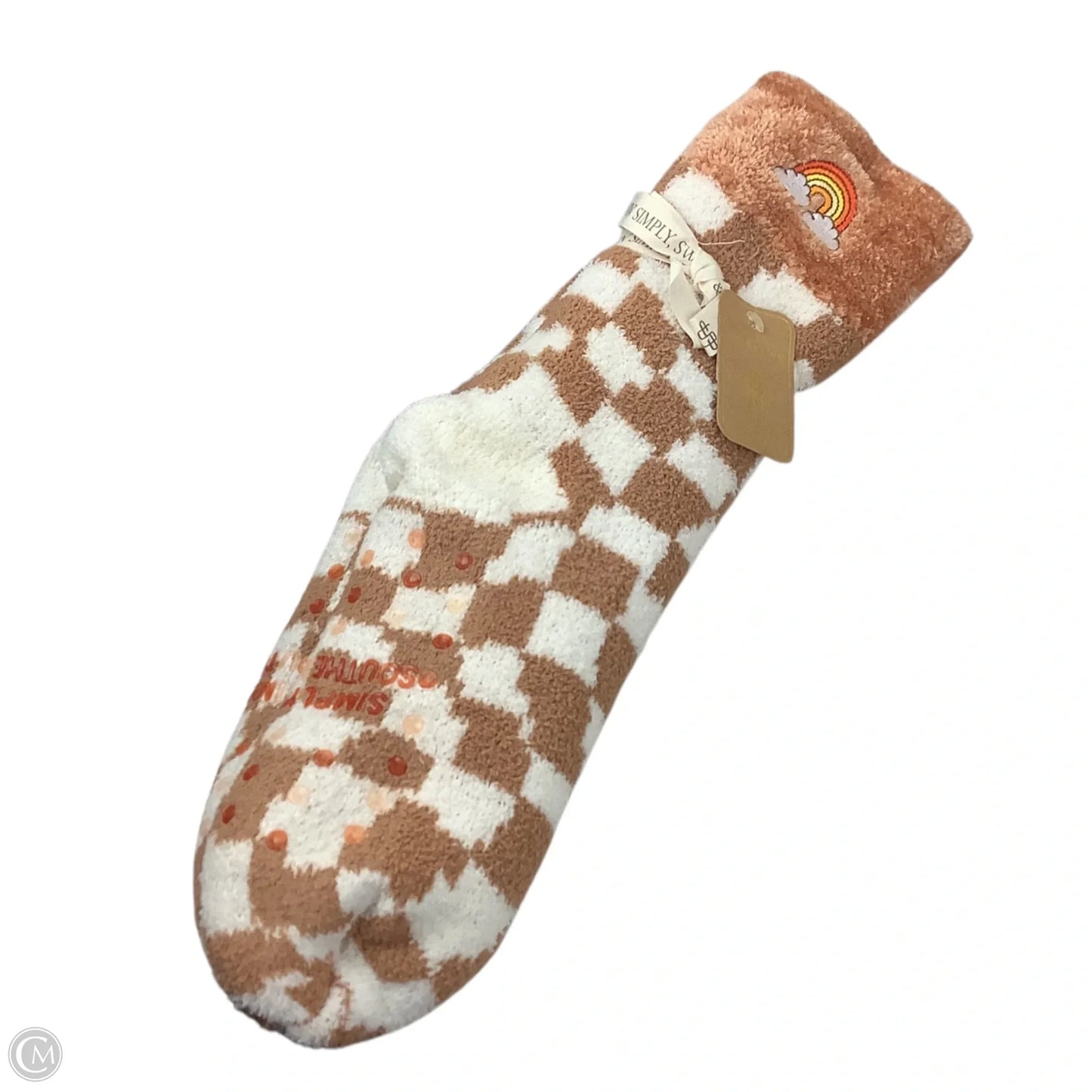 Socks By Simply Southern In Checkered Pattern, Size: 0