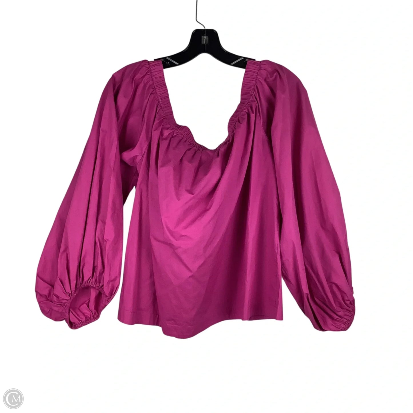 Top Long Sleeve By Maeve In Pink, Size: L