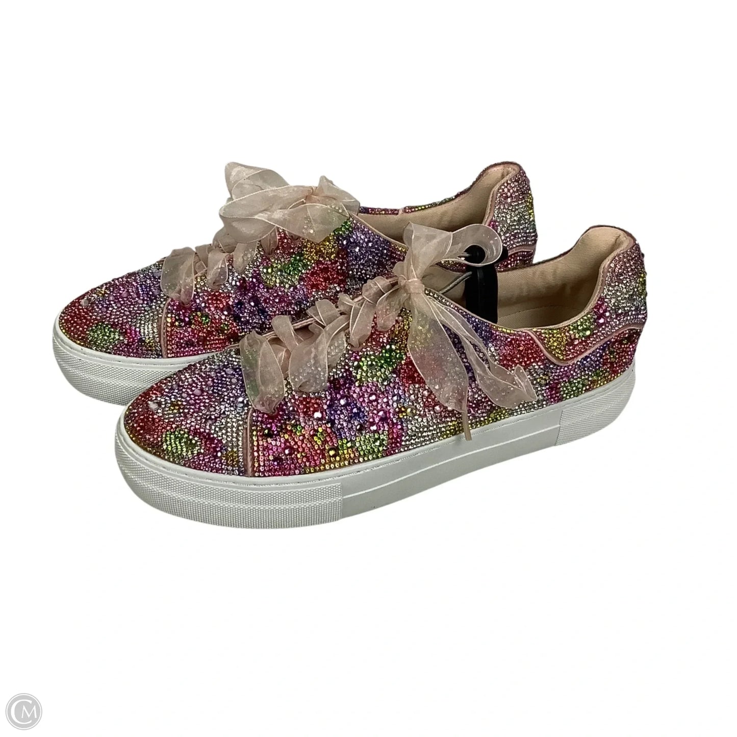Shoes Sneakers Platform By Betsey Johnson In Multi-colored, Size: 9