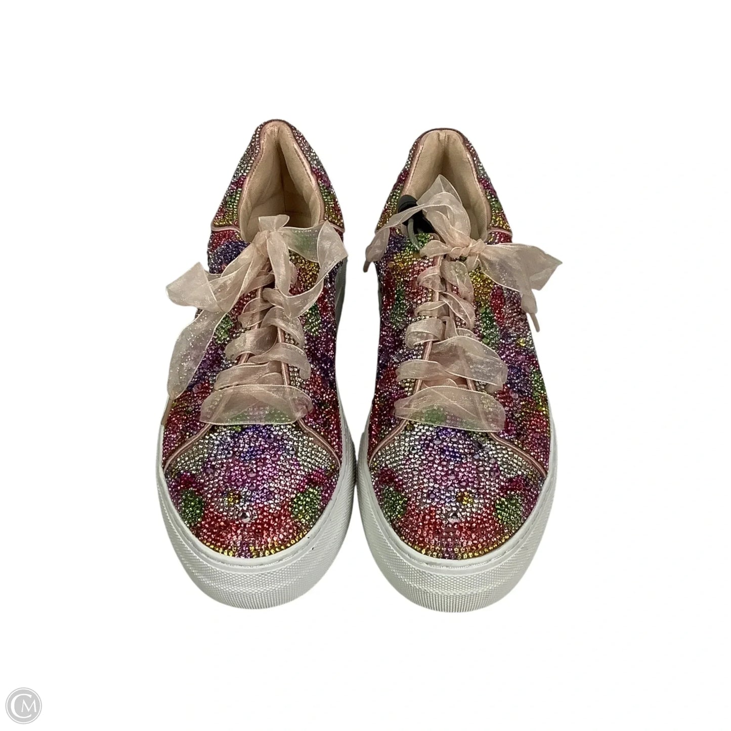 Shoes Sneakers Platform By Betsey Johnson In Multi-colored, Size: 9