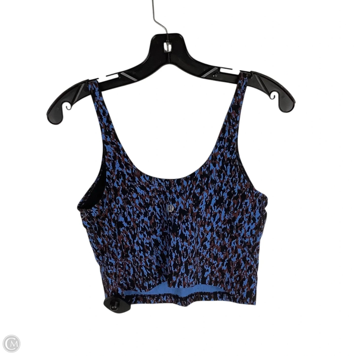 Athletic Tank Top By Lululemon In Blue & Brown, Size: 8
