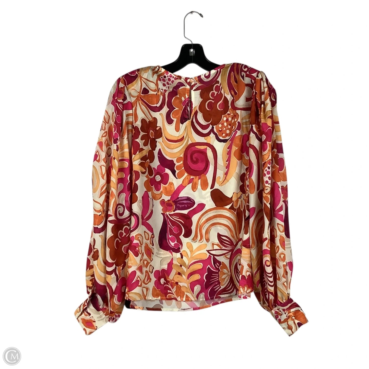 Top Long Sleeve By Flying Tomato In Multi-colored, Size: M