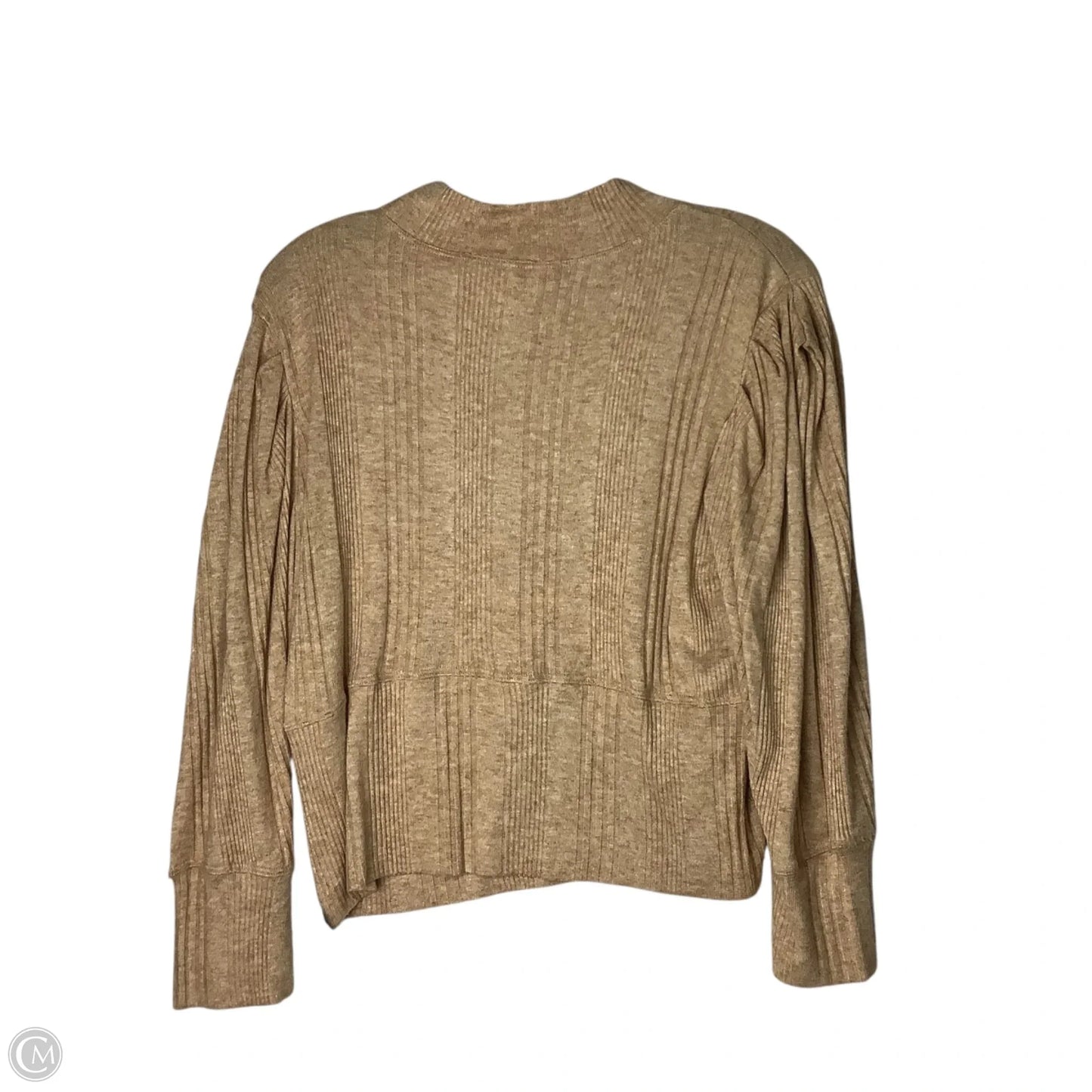 Top Long Sleeve By Clothes Mentor In Tan, Size: L
