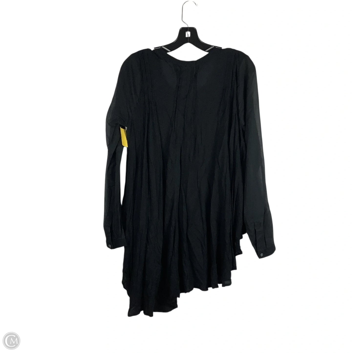 Top Long Sleeve By Free People In Black, Size: S