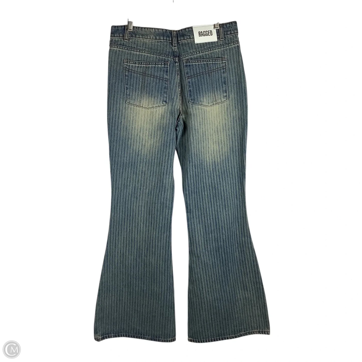 Jeans Flared By Free People In Blue Denim, Size: 8 (30)