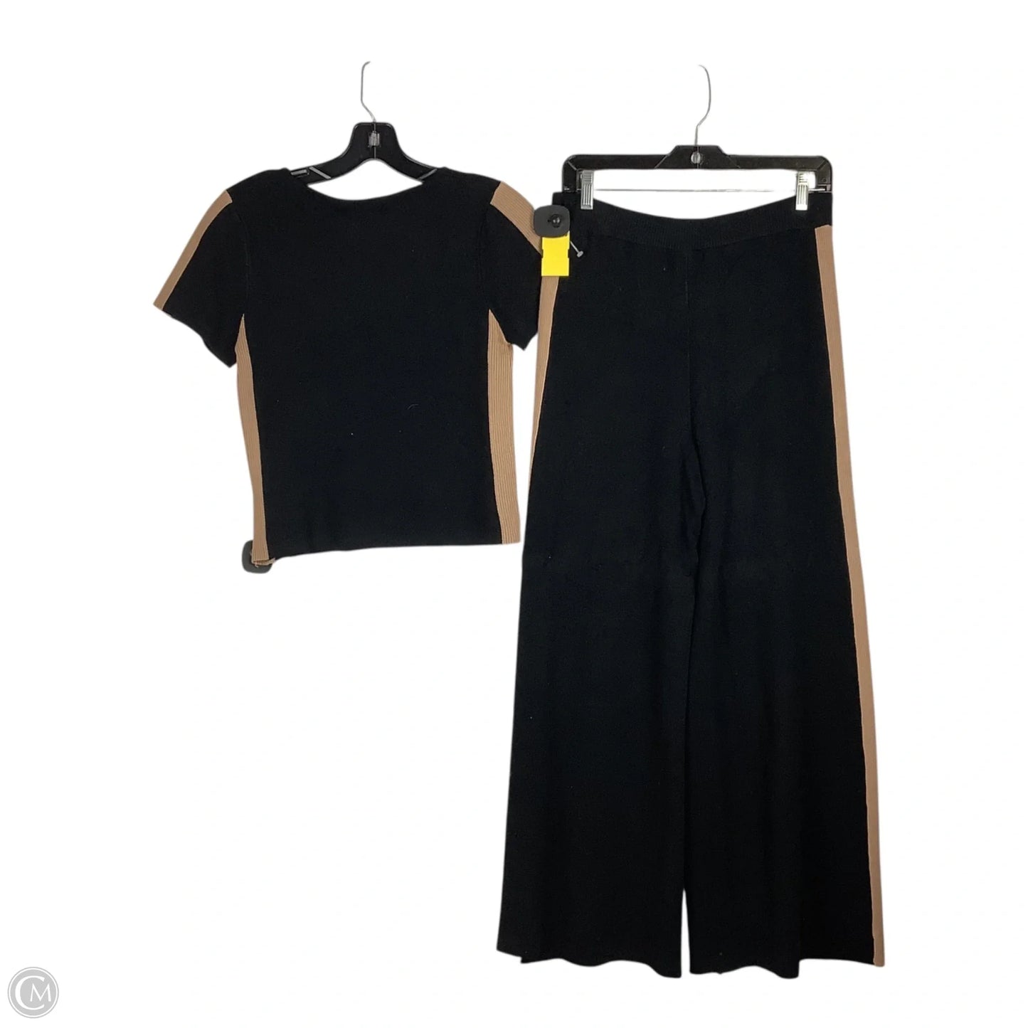 Pants Set 2pc By House Of Harlow In Black & Brown, Size: S