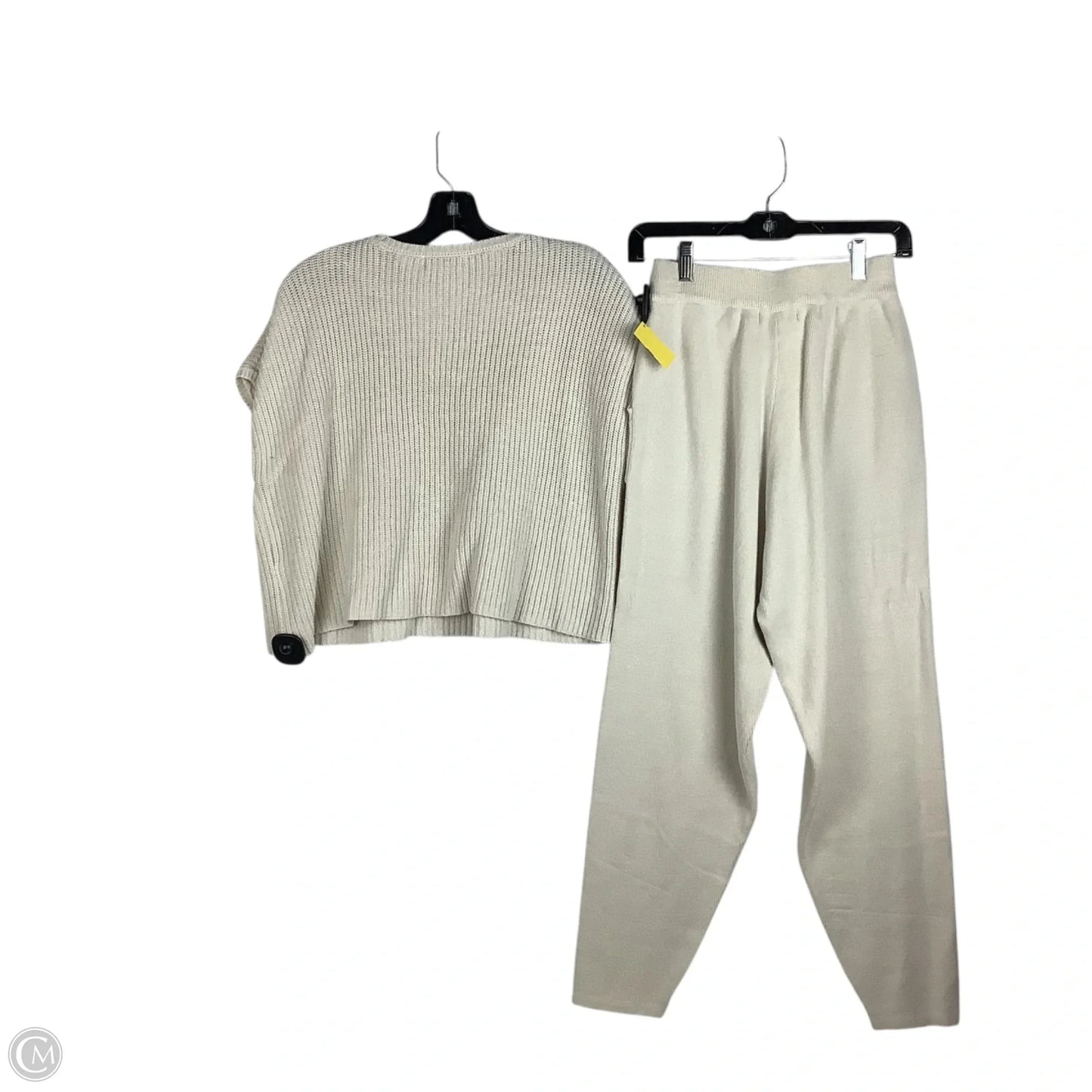 Pants Set 2pc By Sincerely Jules In Cream, Size: M