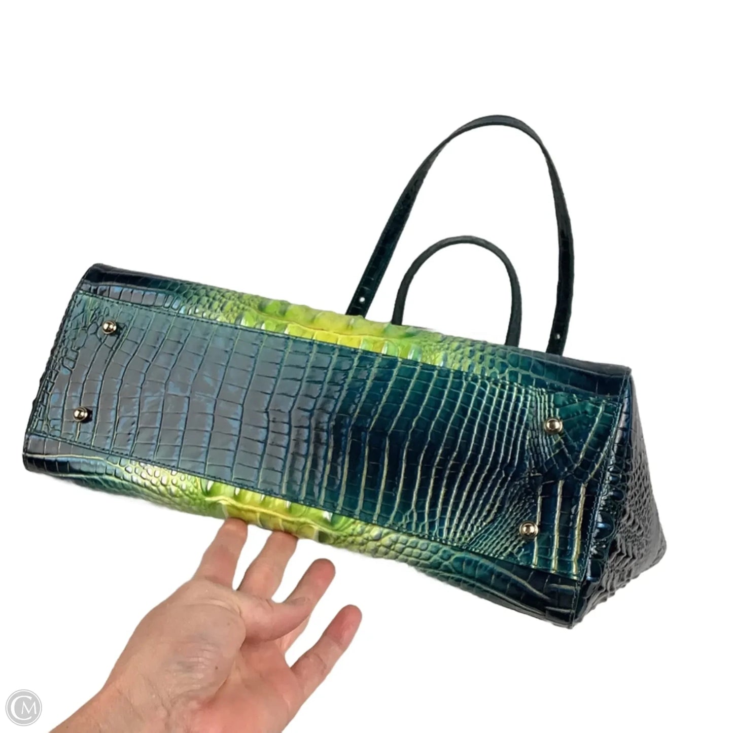 Handbag Designer By Brahmin, Size: Large