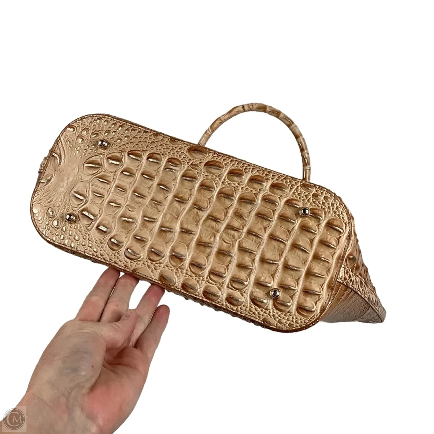 Handbag Designer By Brahmin, Size: Large