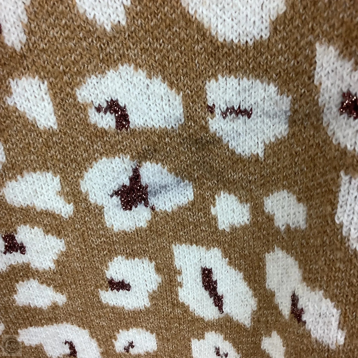 Sweater By Loft In Animal Print, Size: Xxl